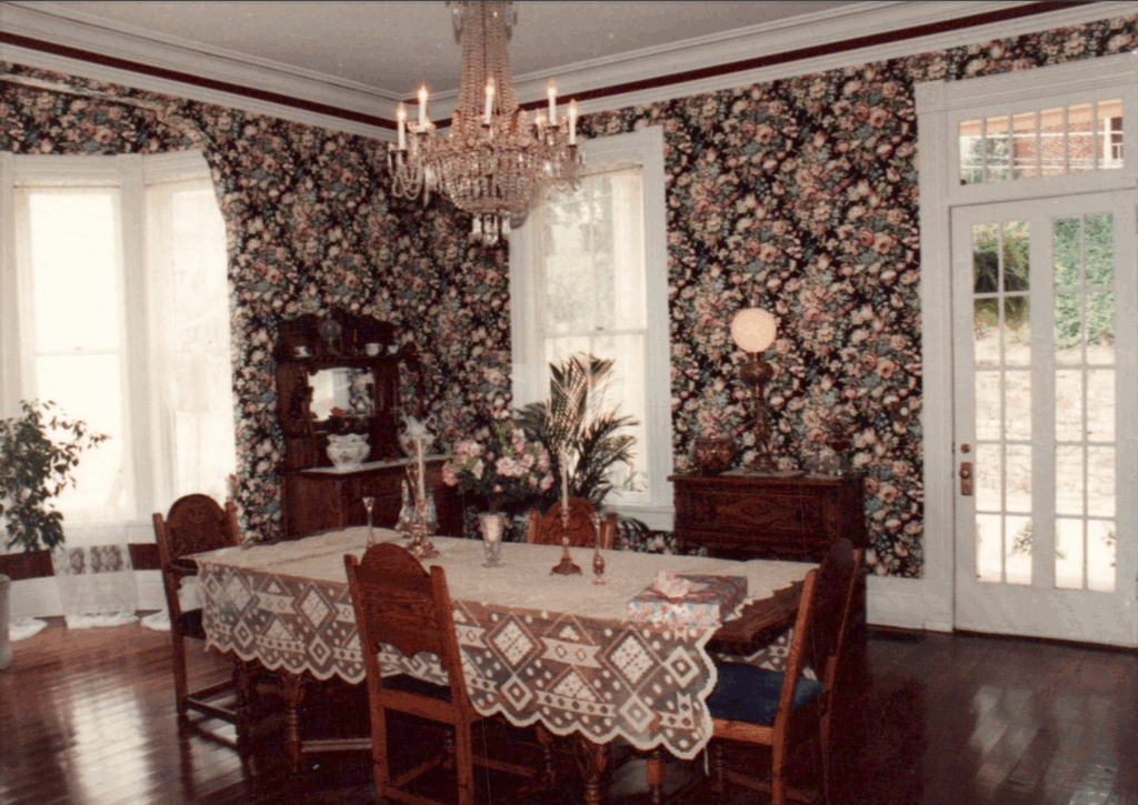 Dining room of house in Rome, GA.