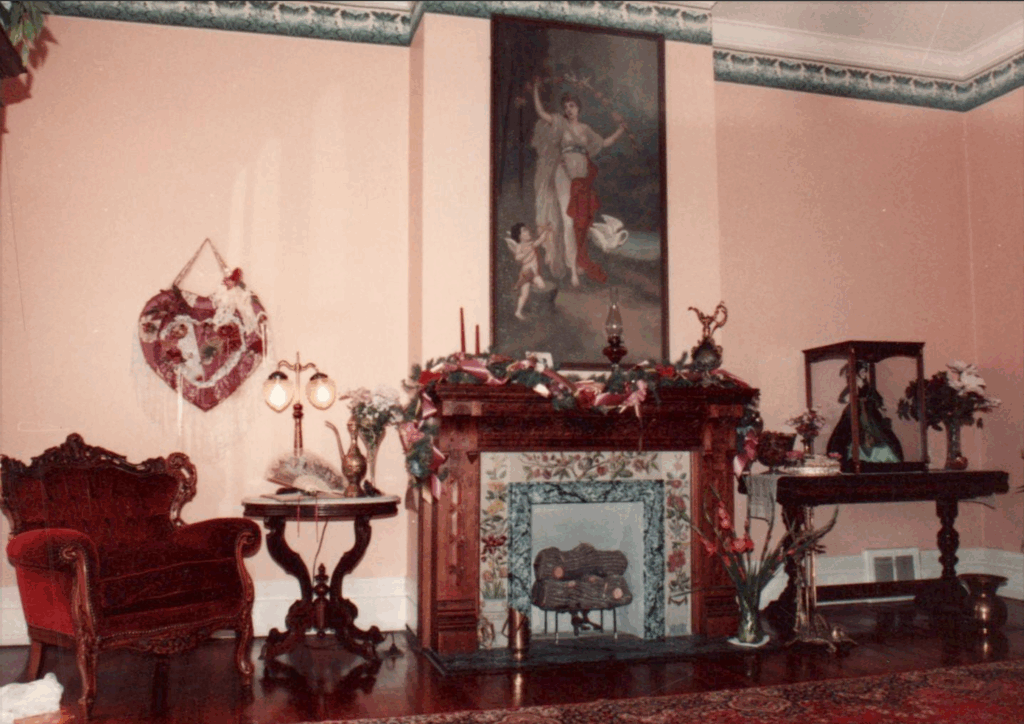 Living room of house in Rome, GA.