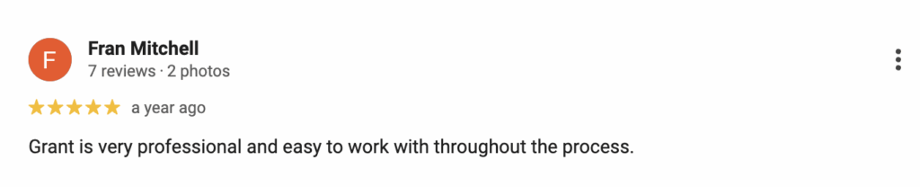 Testimonial from a satisfied client in Rome, GA.