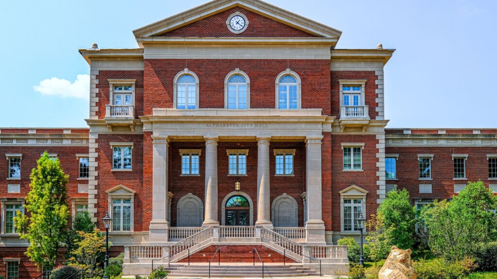City hall in Alpharetta, GA
