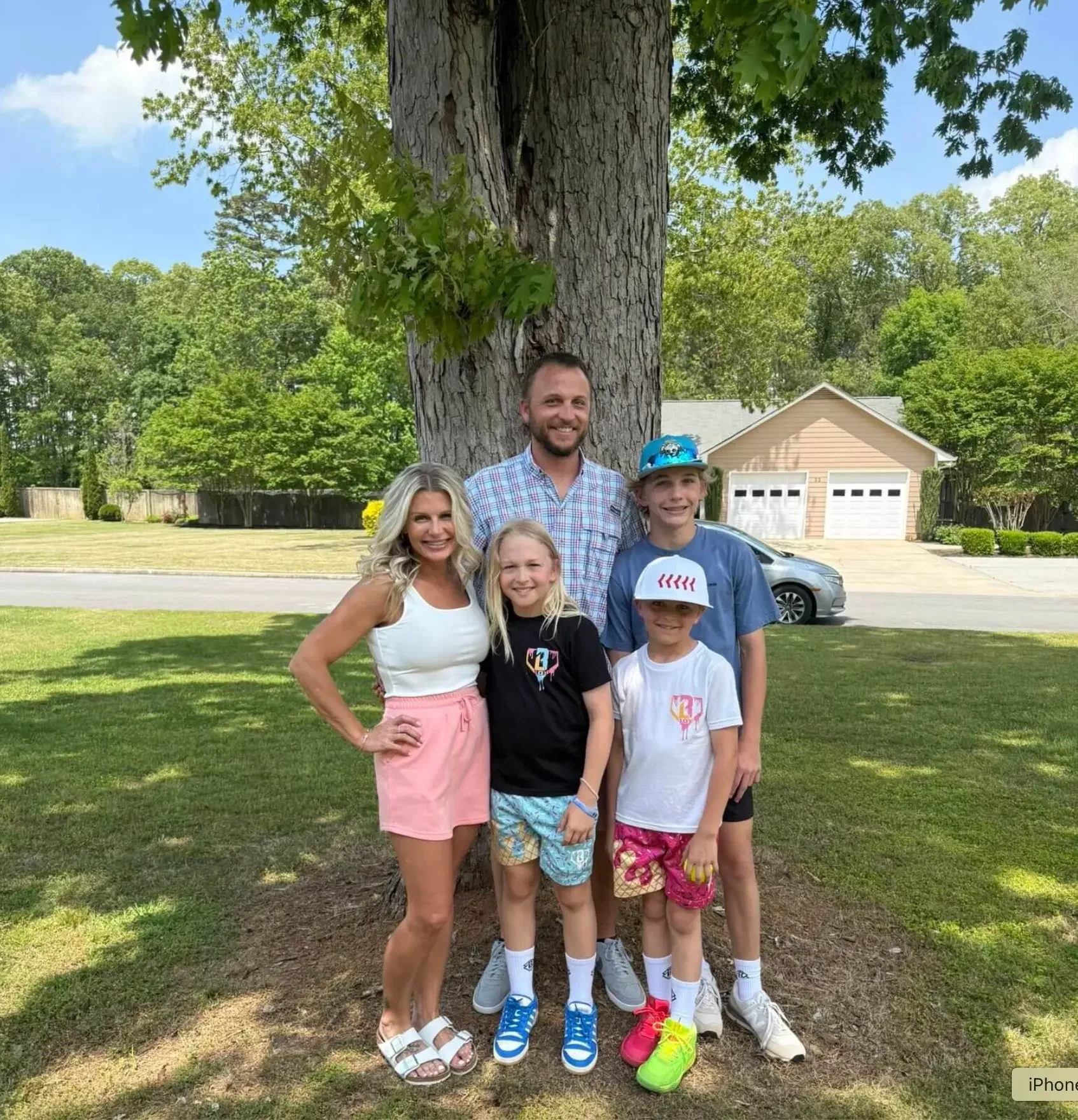 Grant, founder of We Are Home Buyers, with his wife and three children.