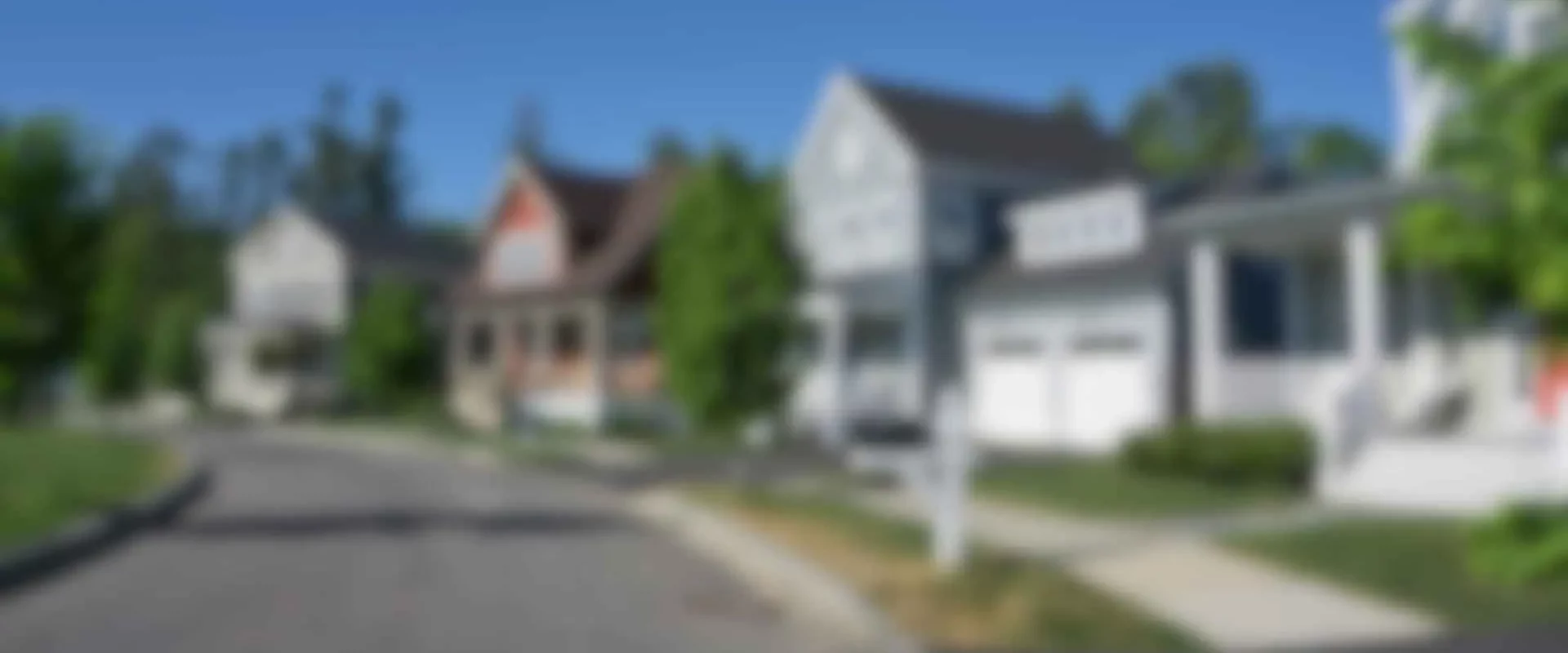 Row of homes in Rome, GA.