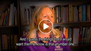 Becky Fields speaking on video about helping homeowners think through their downsizing options