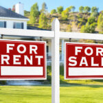 a mock AI image representing the choice between selling and renting an inherited property when there are questions which to do.