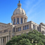 the Harris county courthouse which represents the probate court process in texas