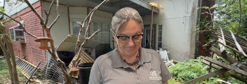 becky fields the grandma house buyer looking down at damage to this southwest houston property from renters