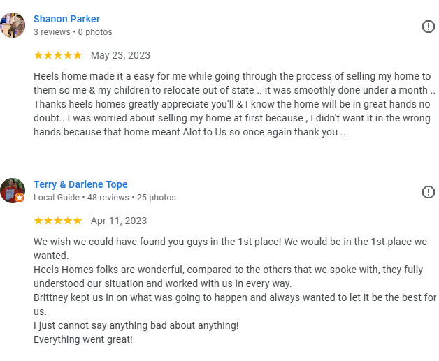 Reviews for Heels Homes