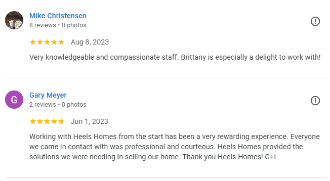 Reviews for Heels Homes