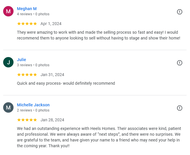 Reviews for Heels Homes