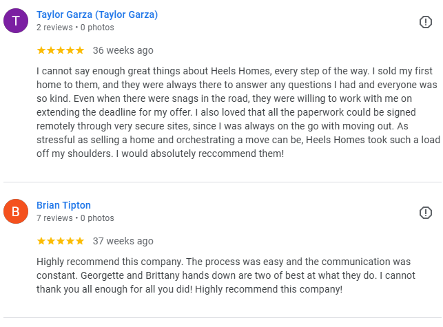 Reviews for Heels Homes