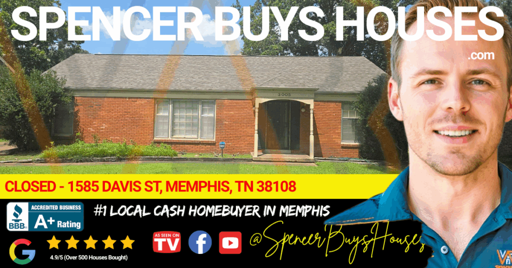 Closed - 1585 Davis St, Memphis, TN 38108