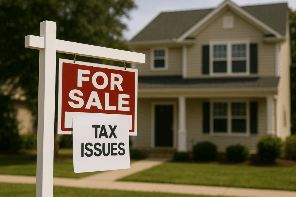 Sell a Home with Tax Issues in Connecticut