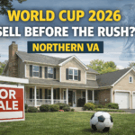Northern Virginia home with World Cup theme representing selling before increased travel demand