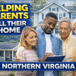 family helping parents sell home Virginia