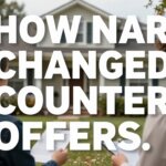 Buyer and seller negotiating counteroffer terms after NAR settlement changes