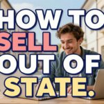 Out-of-state homeowner managing a home sale remotely from a laptop