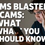 Homeowner receiving suspicious real estate spam text messages on a phone