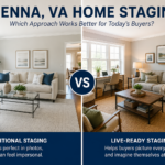 Vienna VA home prepared for sale with realistic livable staging instead of overly staged décor