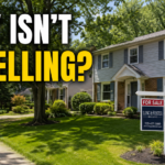 Reston Virginia home in a good neighborhood with mature trees and a for sale sign sitting longer than expected.
