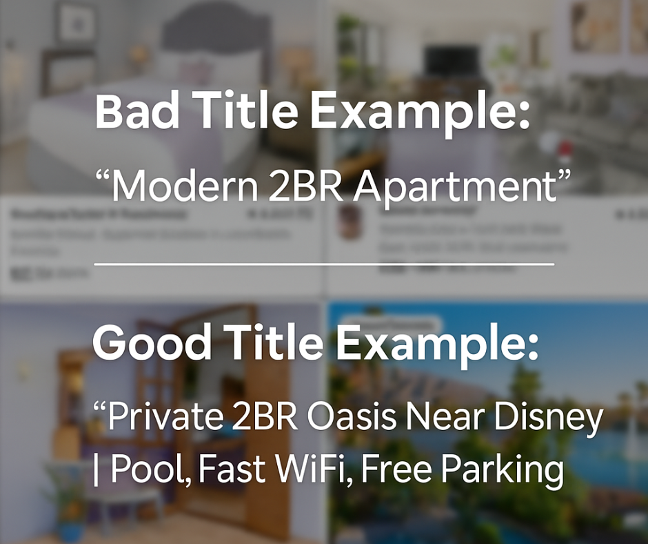 Airbnb bad title example