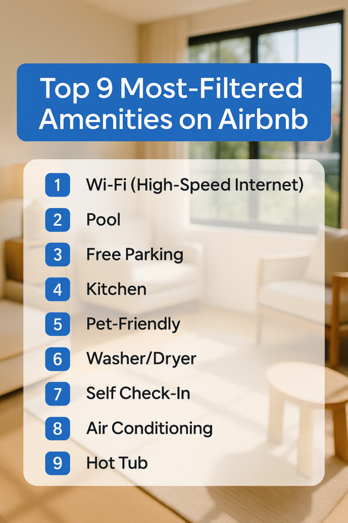 Airbnb amenities