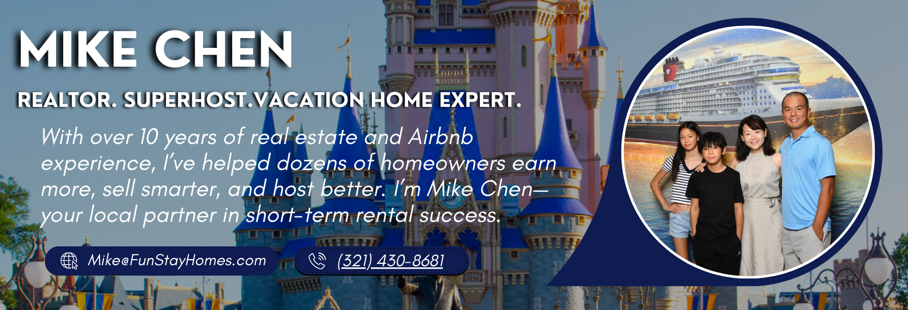 Vacation Home Expert, Mike Chen