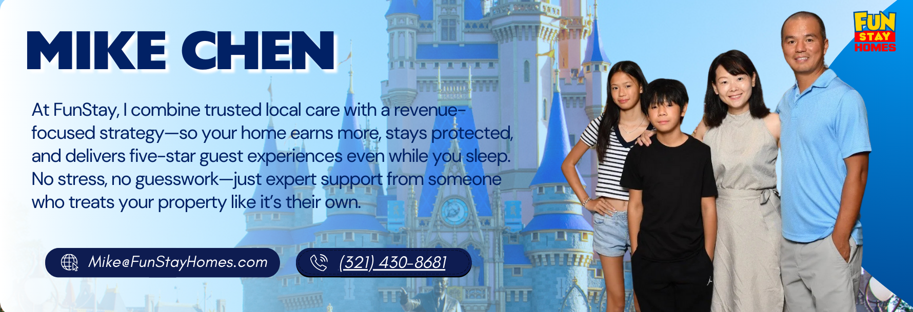 Property Manager, Mike Chen