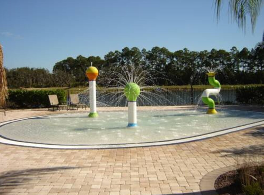 kids’ splash pad