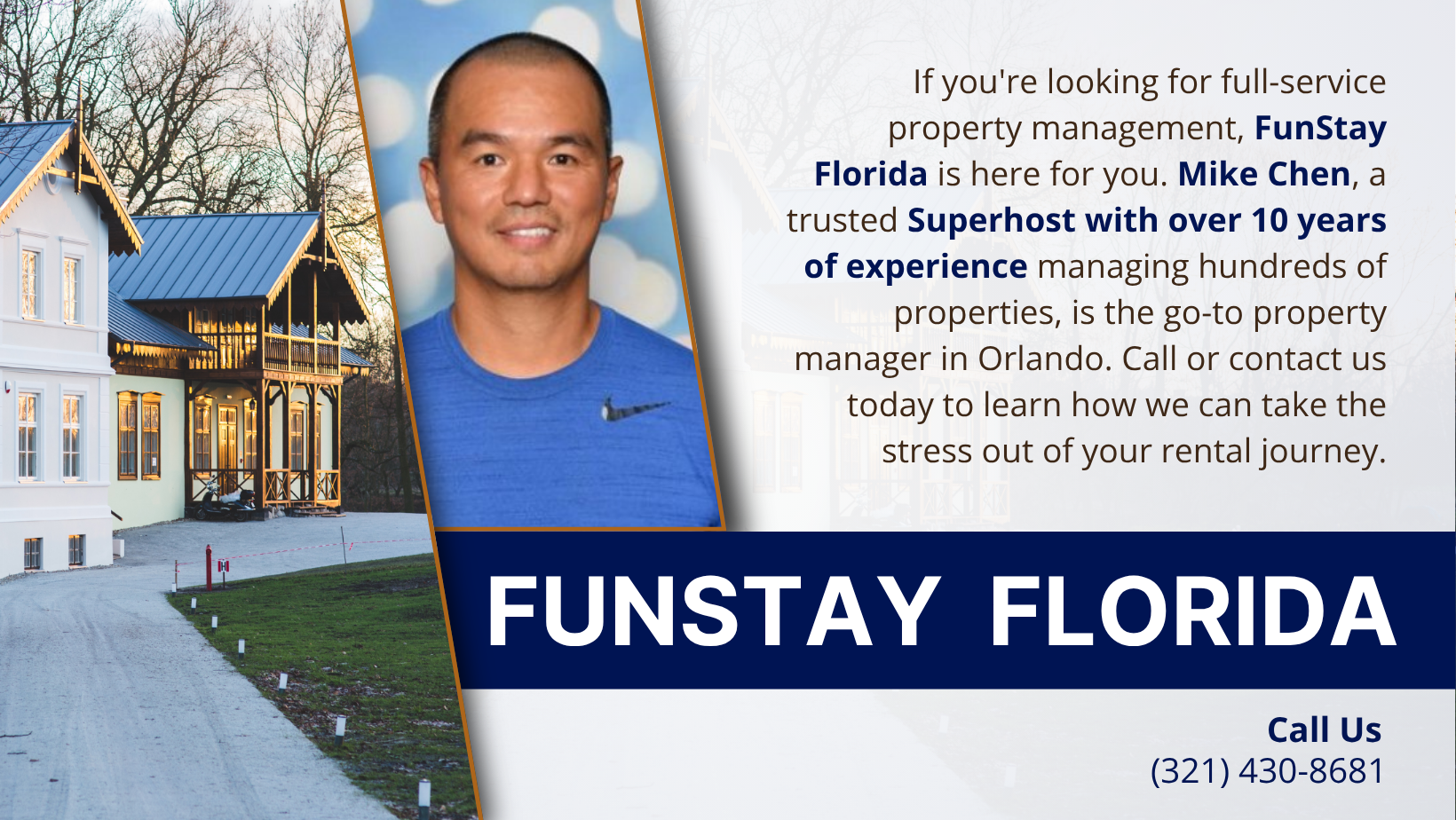 Property Manager in Orlando, Mike Chen