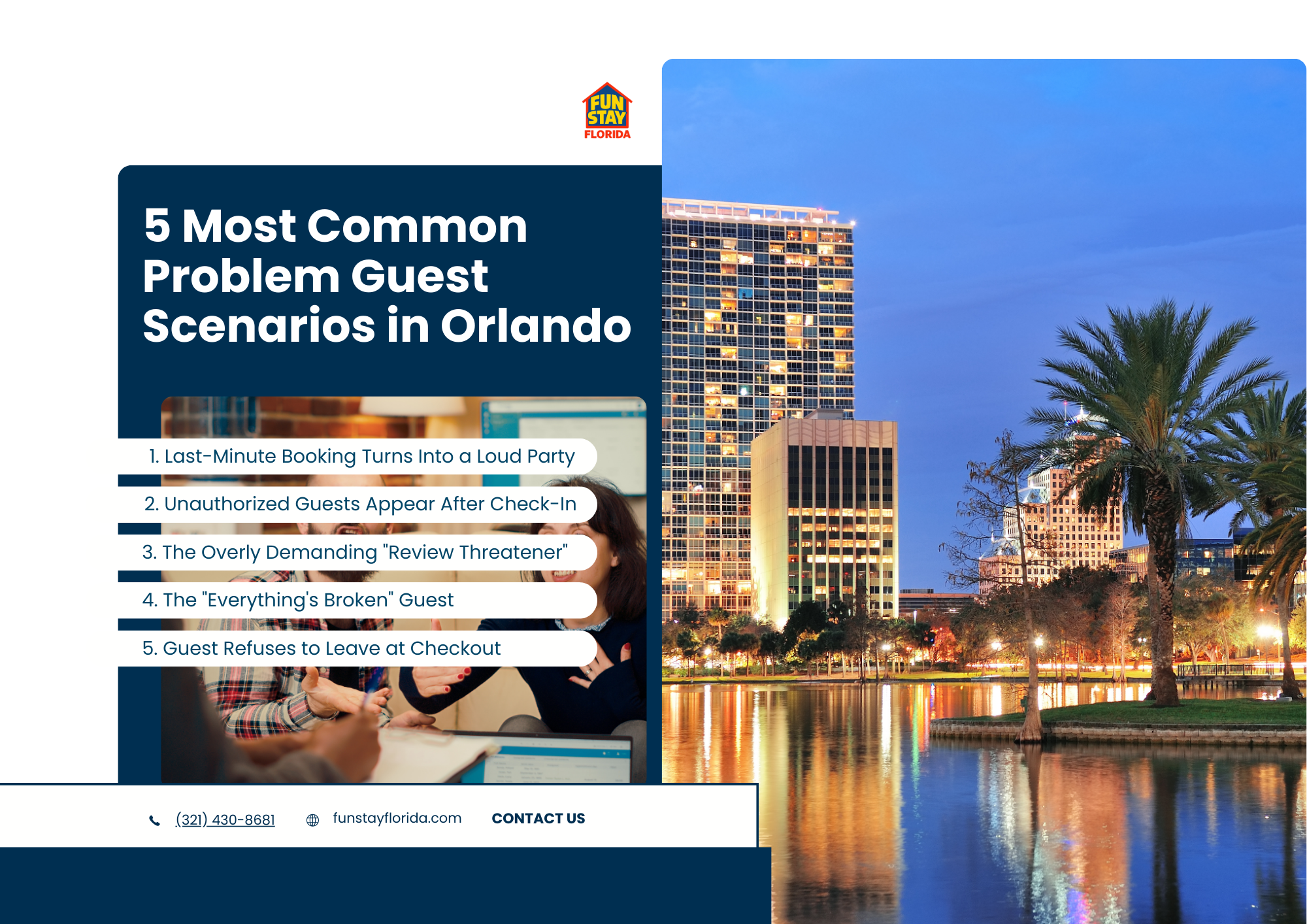 5 Most Common Problem Guest Scenarios in Orlando