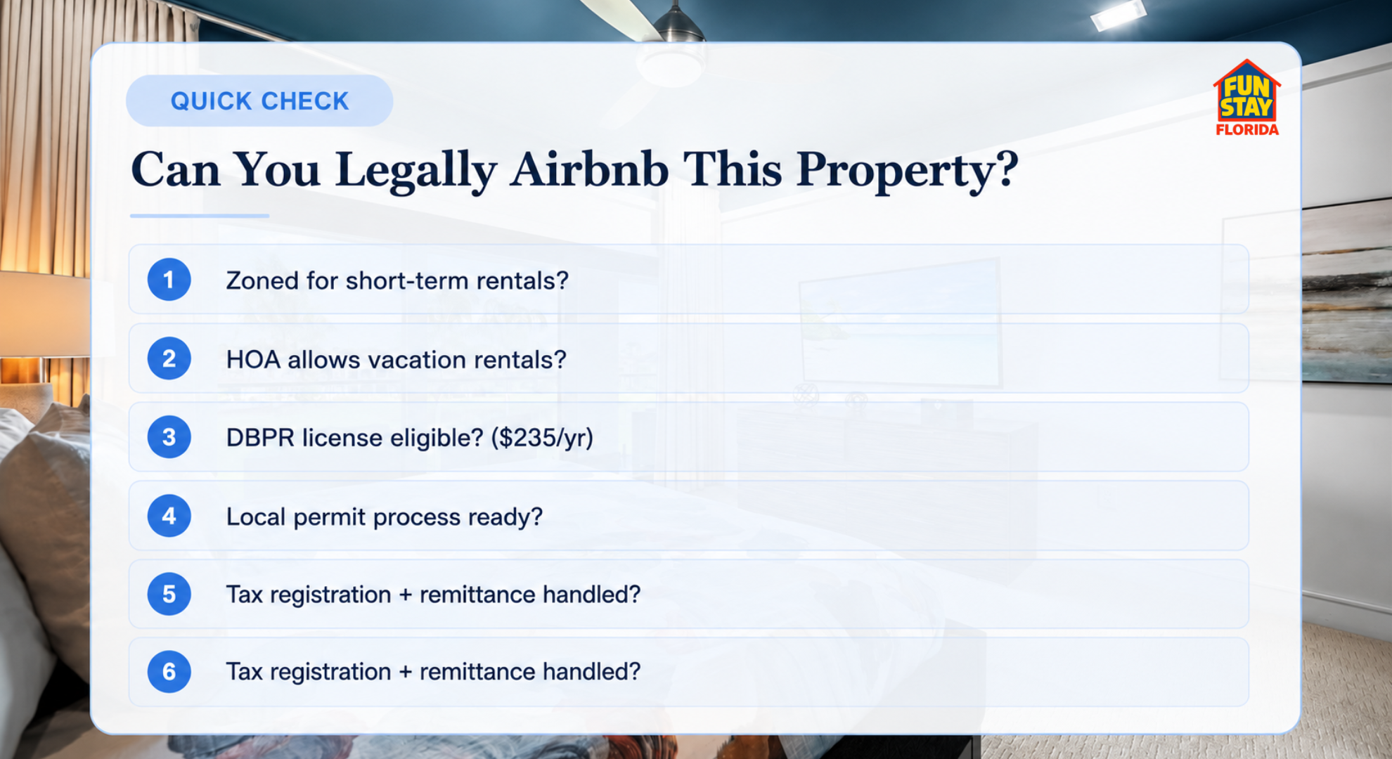 City of Orlando STR Rules: