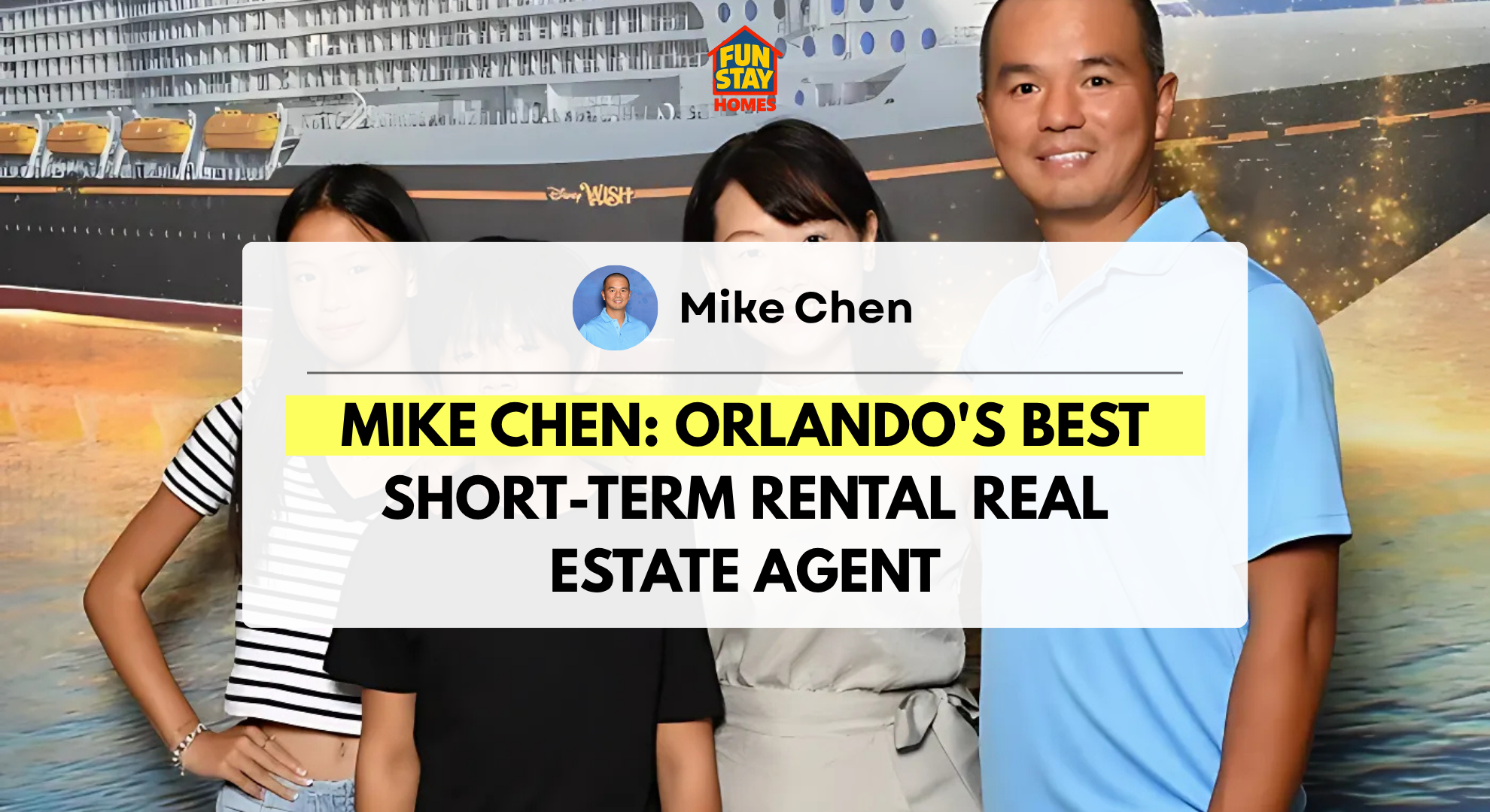 Mike Chen Orlando's Best Short-Term Rental Real Estate Agent