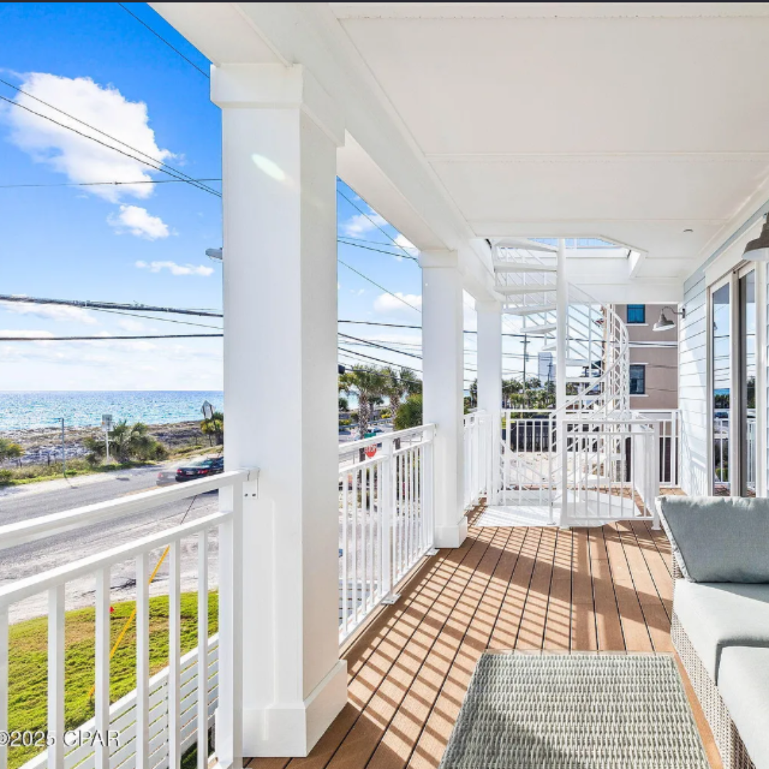 Coastal balcony overlooking Panama City Beach