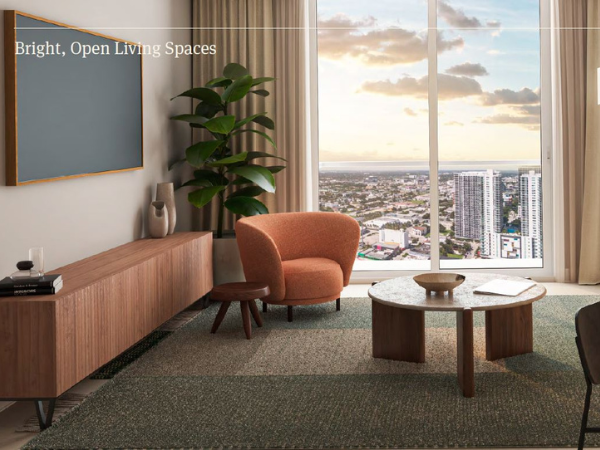 Bright, Open Living Space (The Crosby)