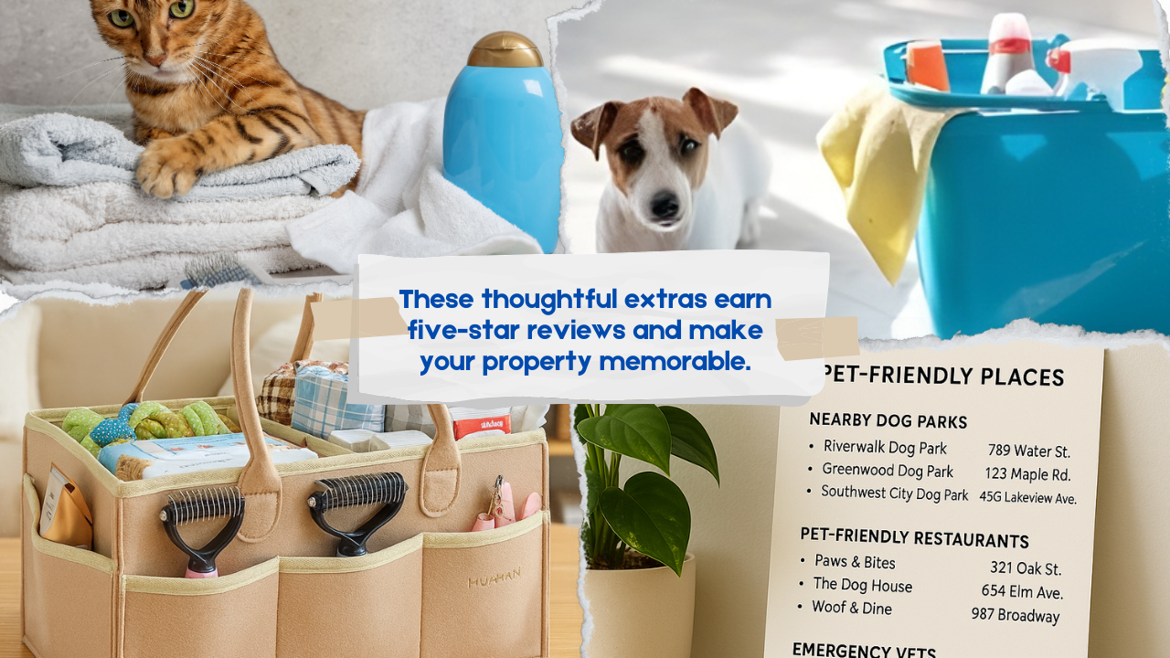 These thoughtful extras earn five-star reviews and make your property memorable.