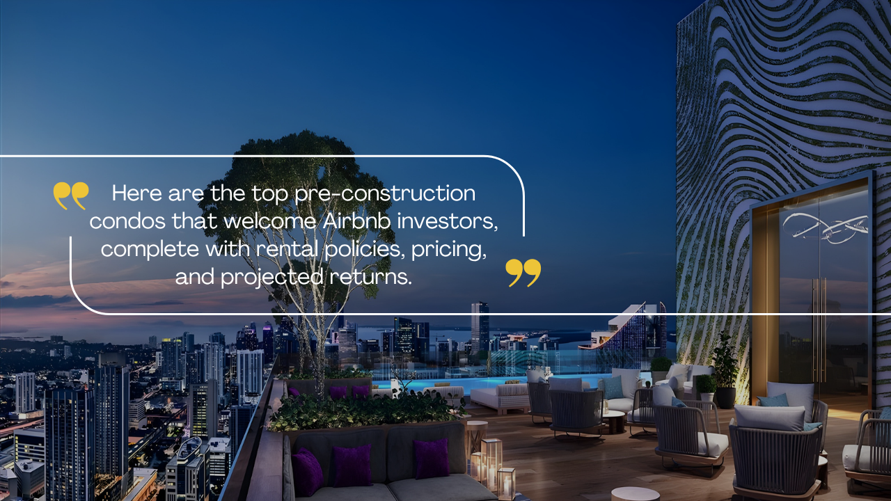 Top 12 Airbnb-Friendly Pre-Construction Condos in Miami