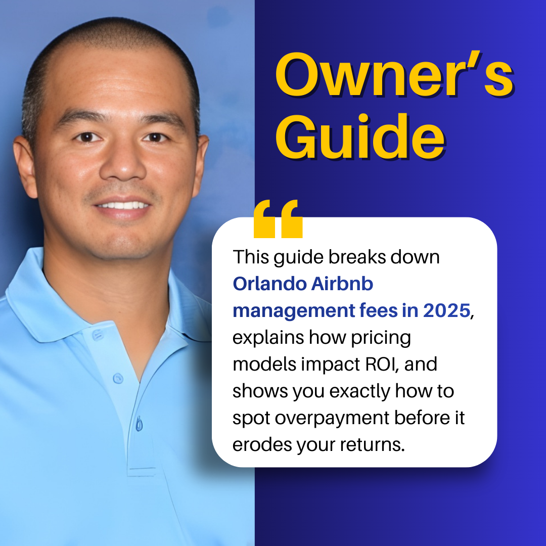 Orlando Airbnb management fees in 2025