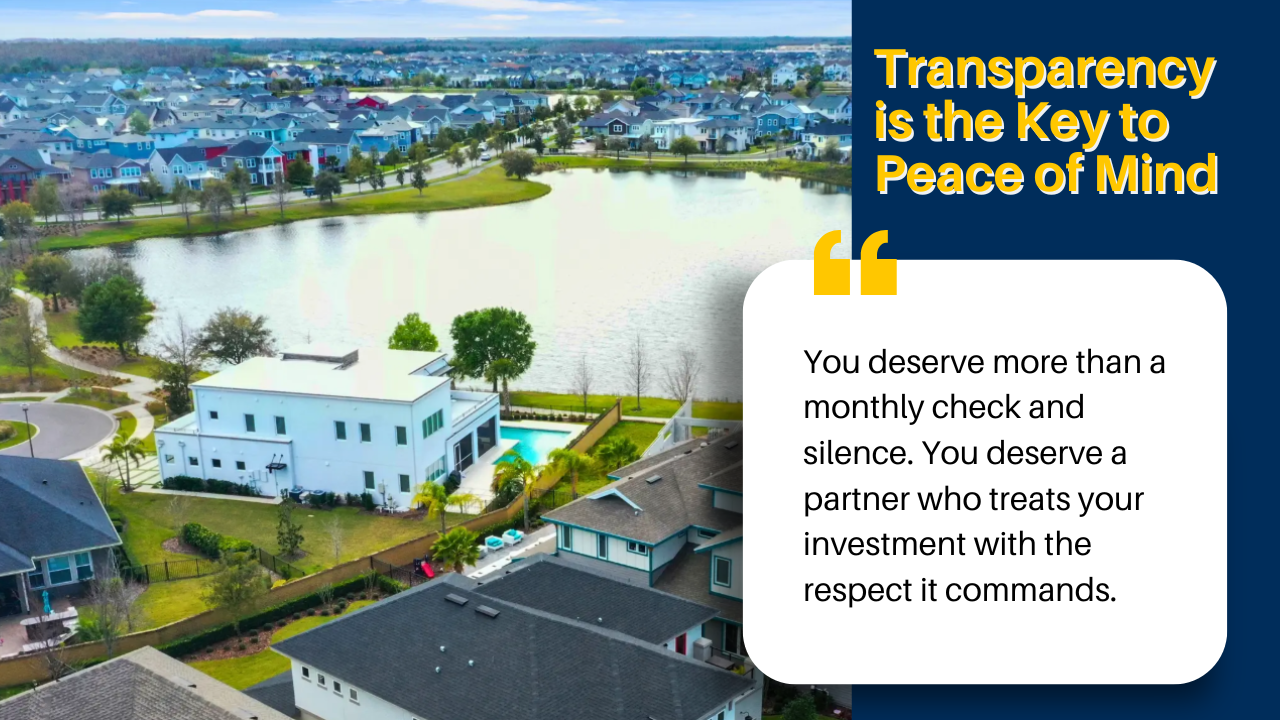 Transparency is the Key to Peace of Mind