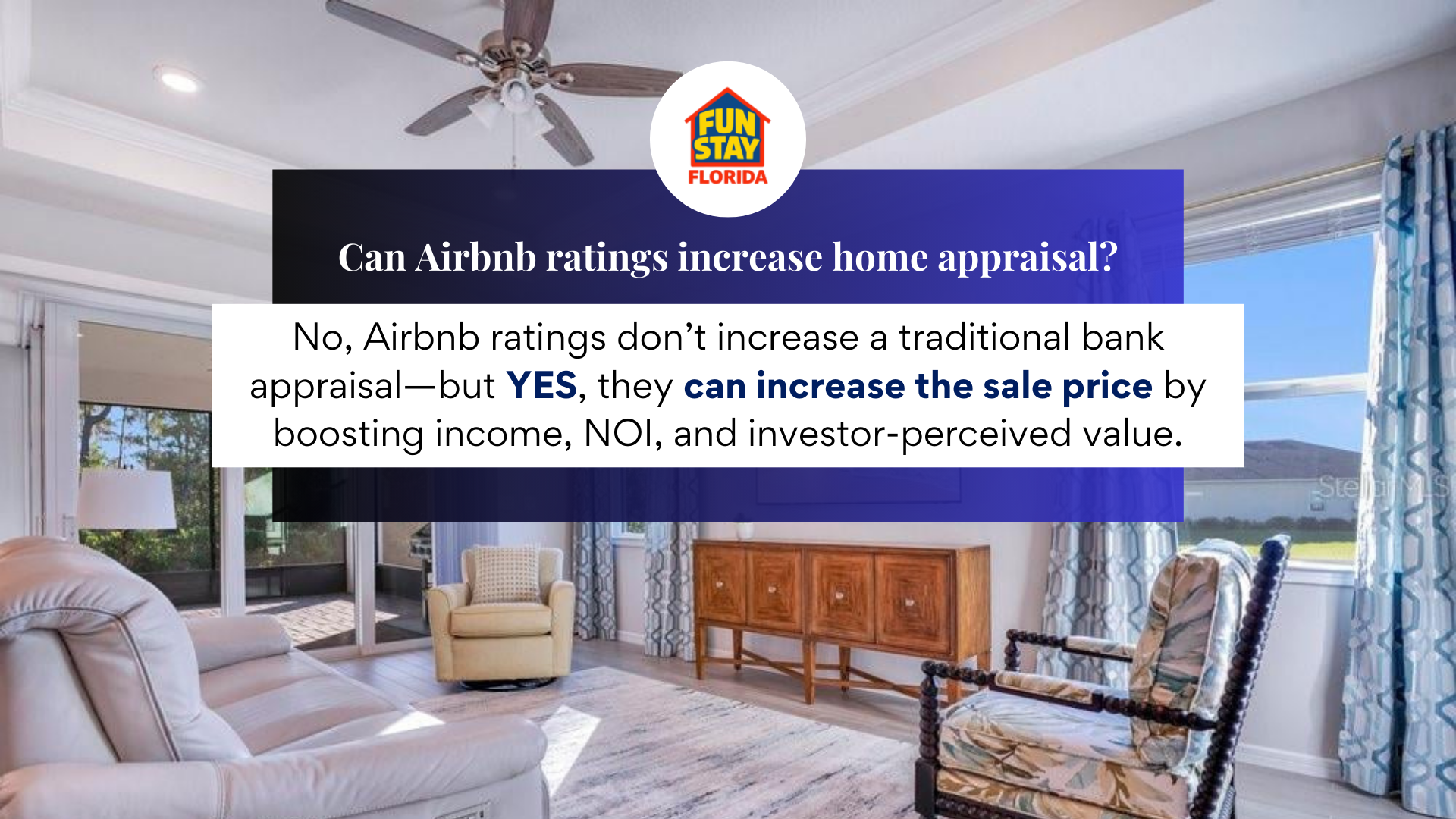 Can Airbnb ratings increase home appraisal