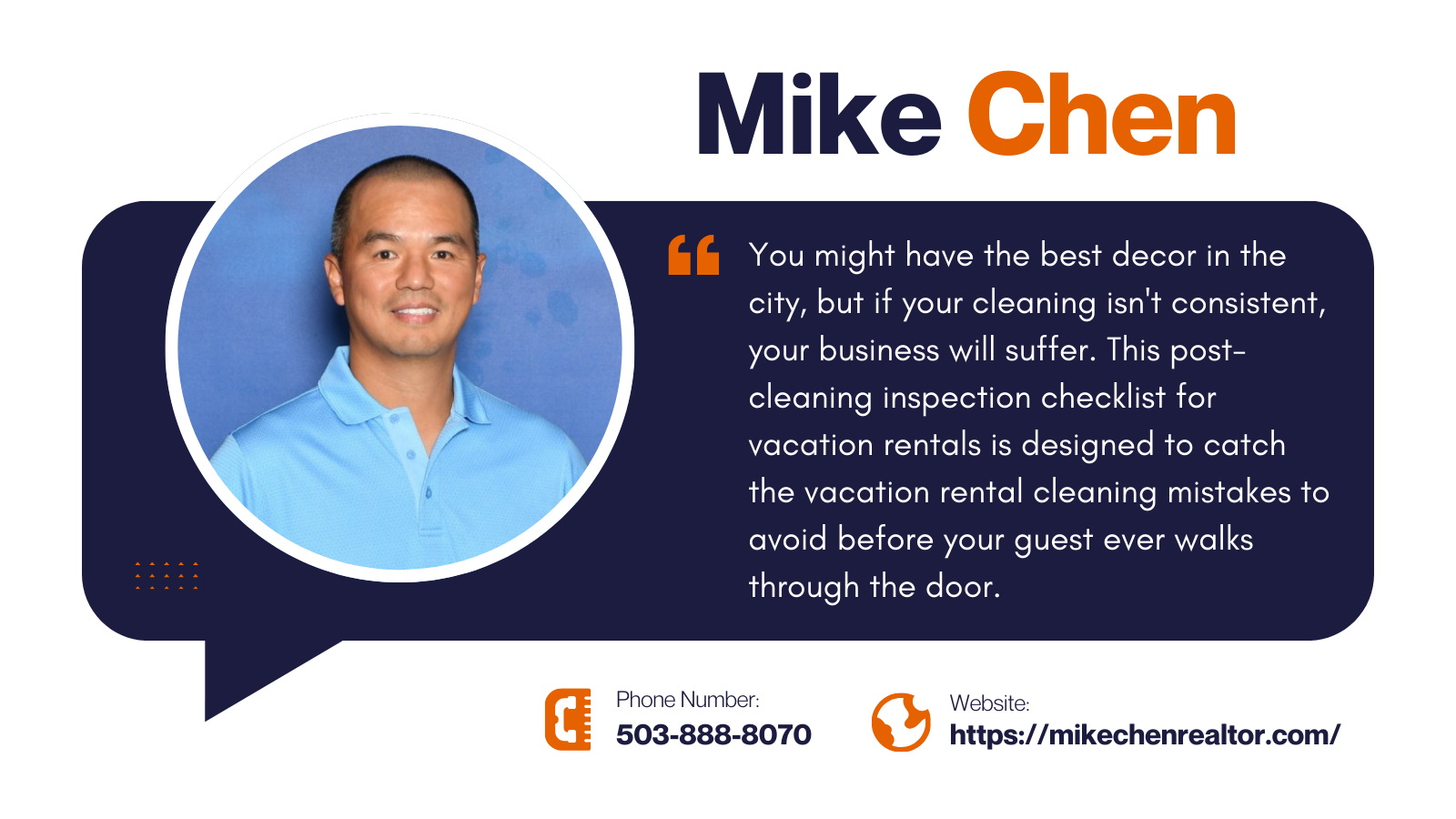 Checklist for Vacation Rentals