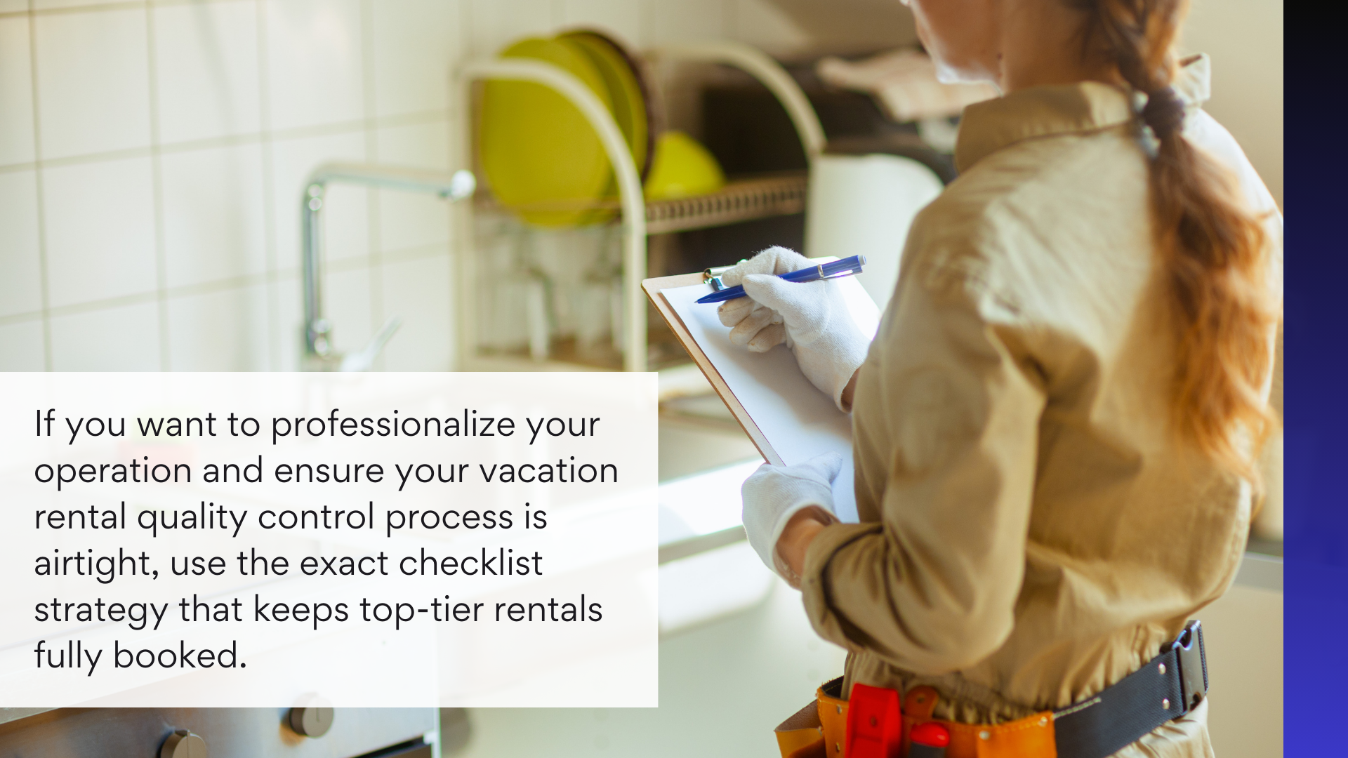 post-clean inspection checklist