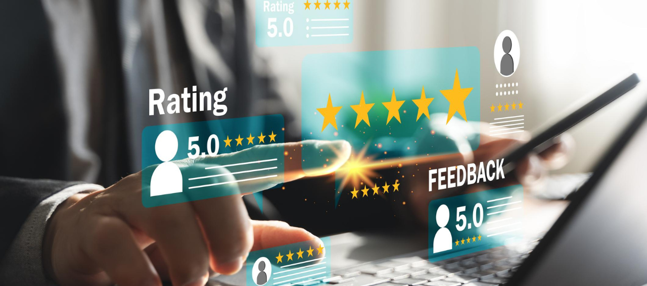Five-star guest rating and feedback monitoring system