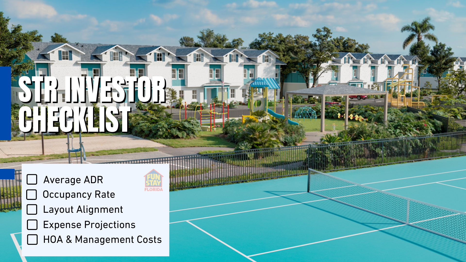 STR INVESTOR CHECKLIST