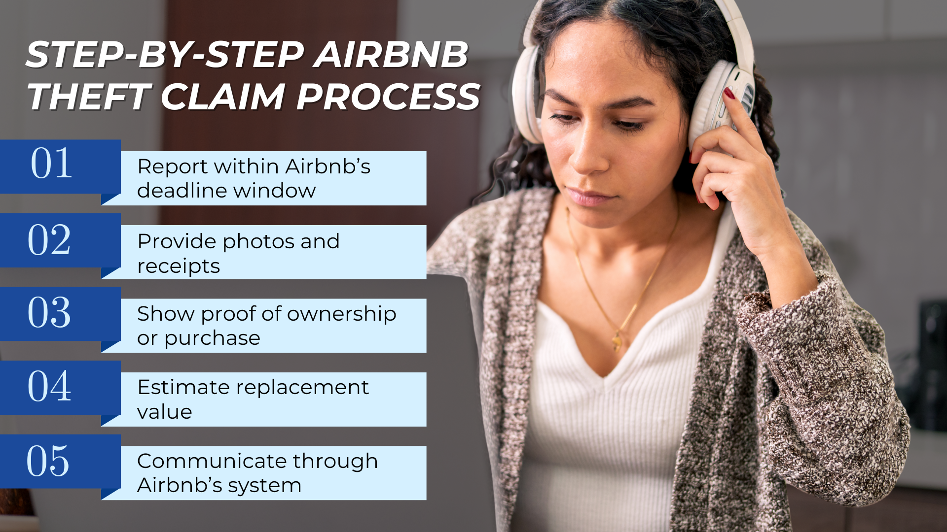 Step-by-Step Airbnb Theft Claim Process