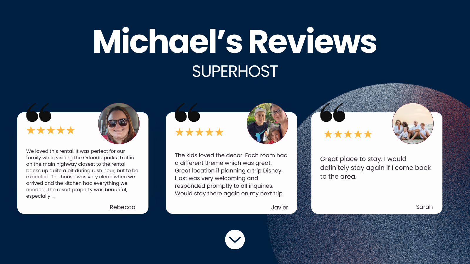 Superhost Michael’s Reviews