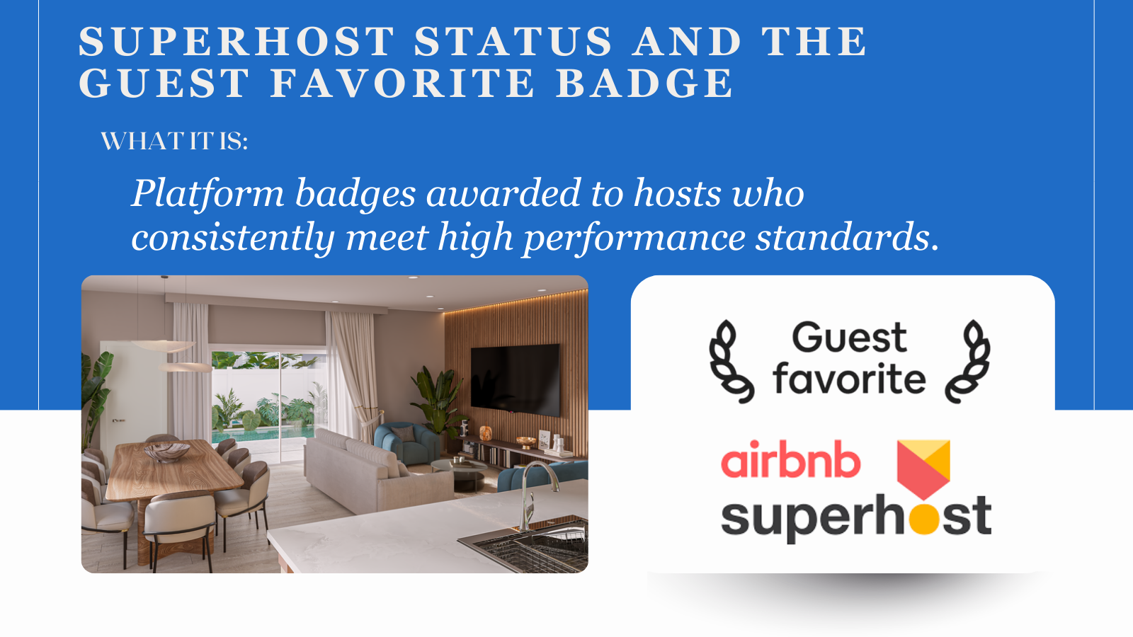 Superhost Status and the Guest Favorite Badge