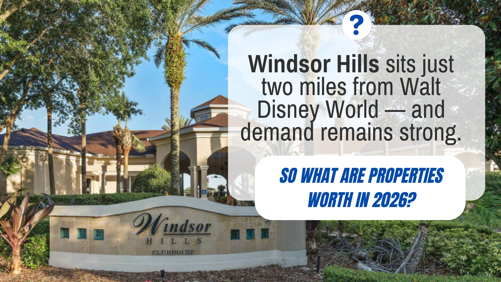Windsor Hills Rental Income & Property Value 2026
