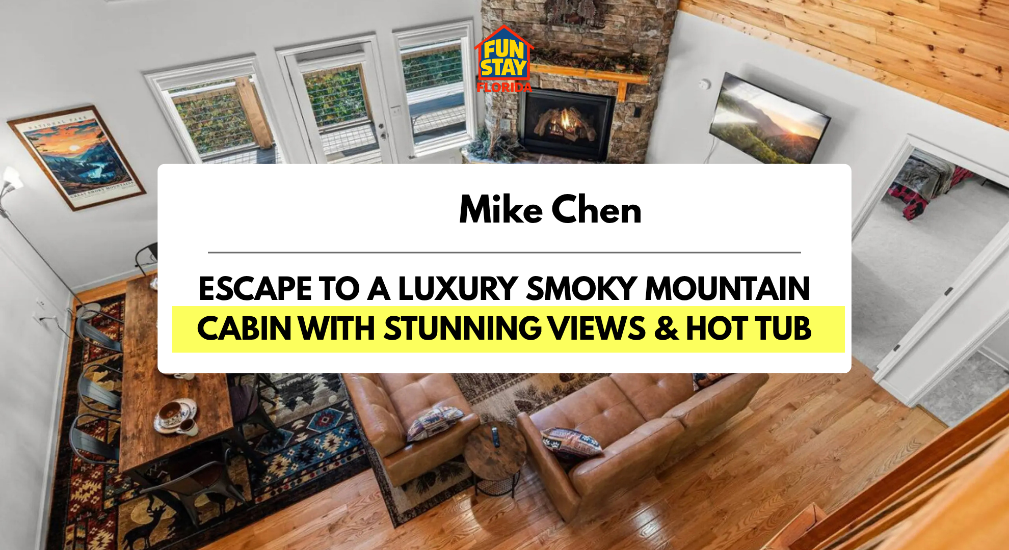 Escape to a Luxury Smoky Mountain Cabin with Stunning Views & Hot Tub