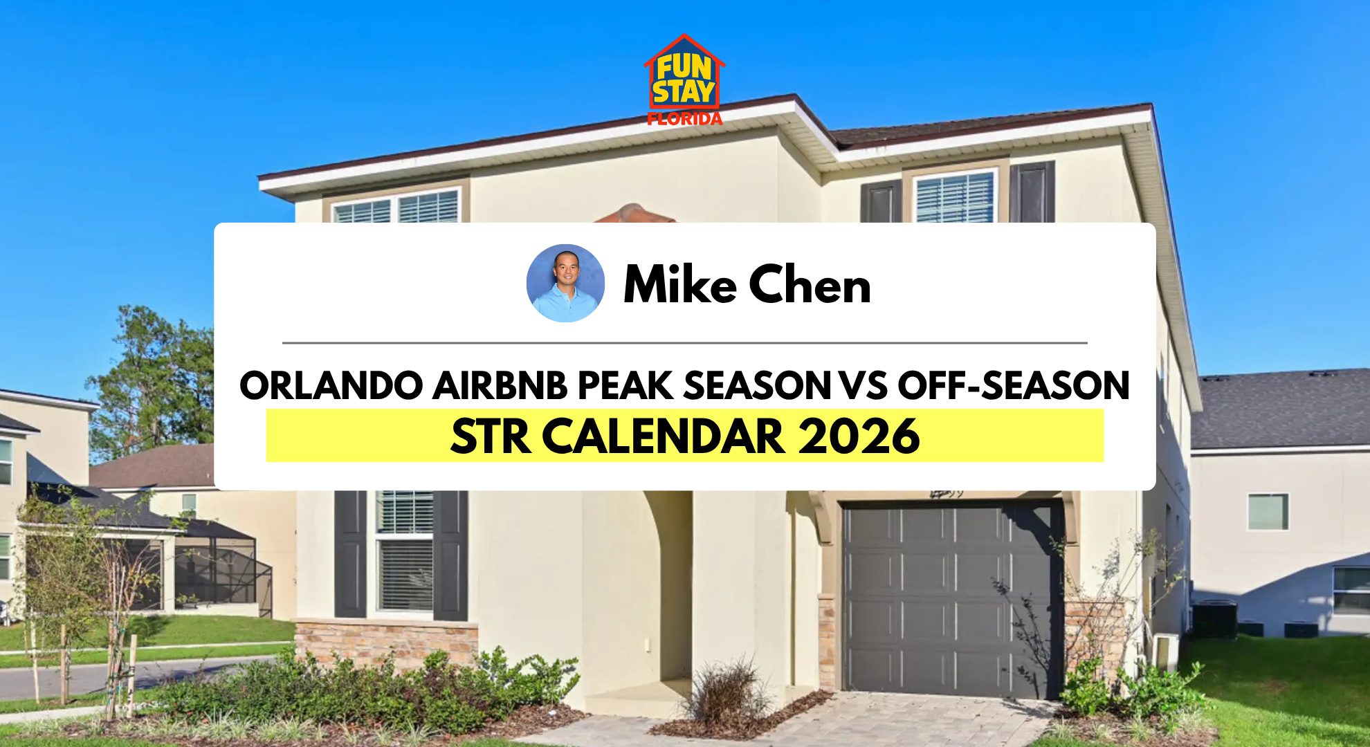Orlando Airbnb Peak Season vs Off-Season STR Calendar 2026