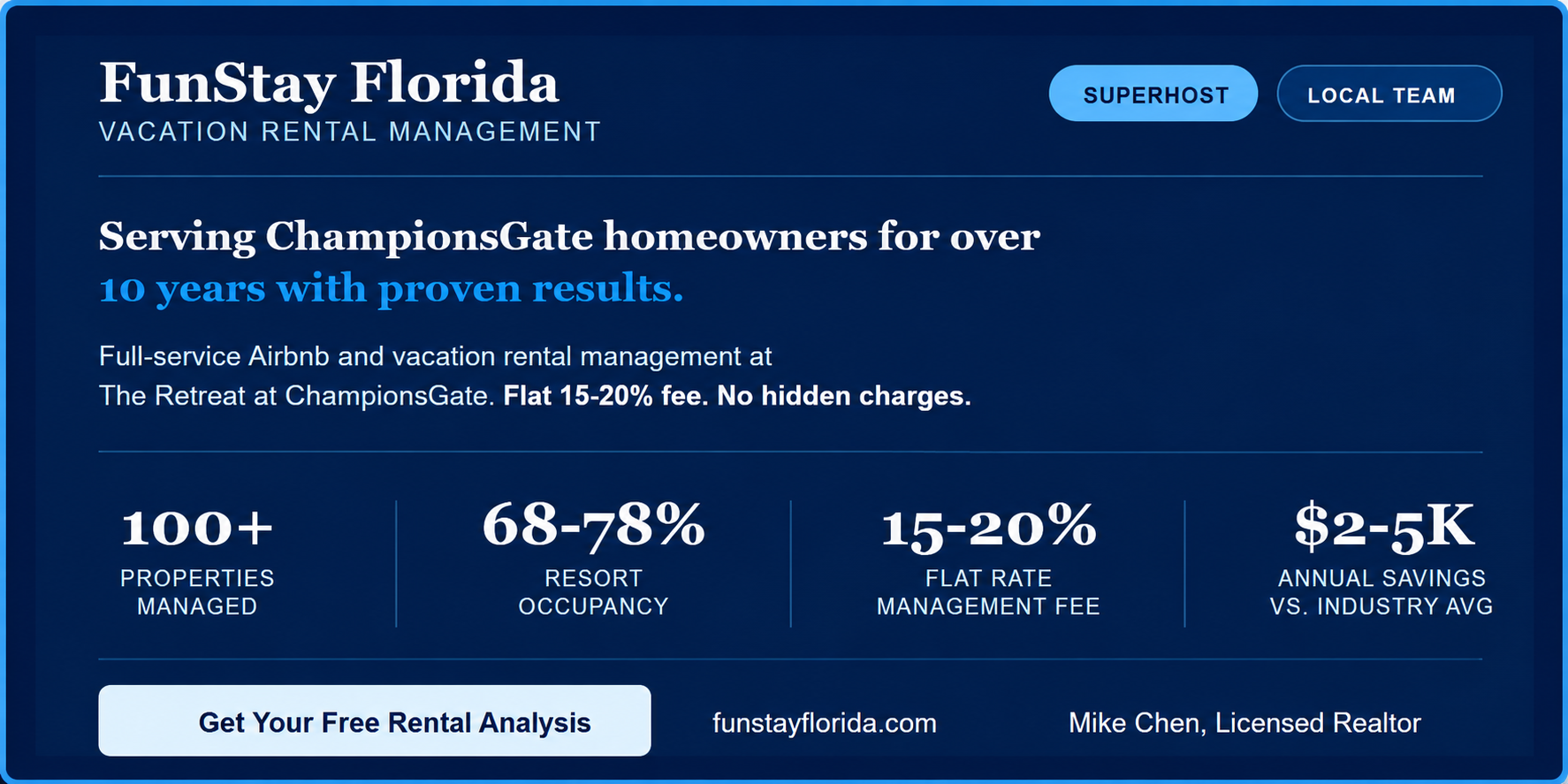 ChampionsGate HOA Fees (The Triple Structure)